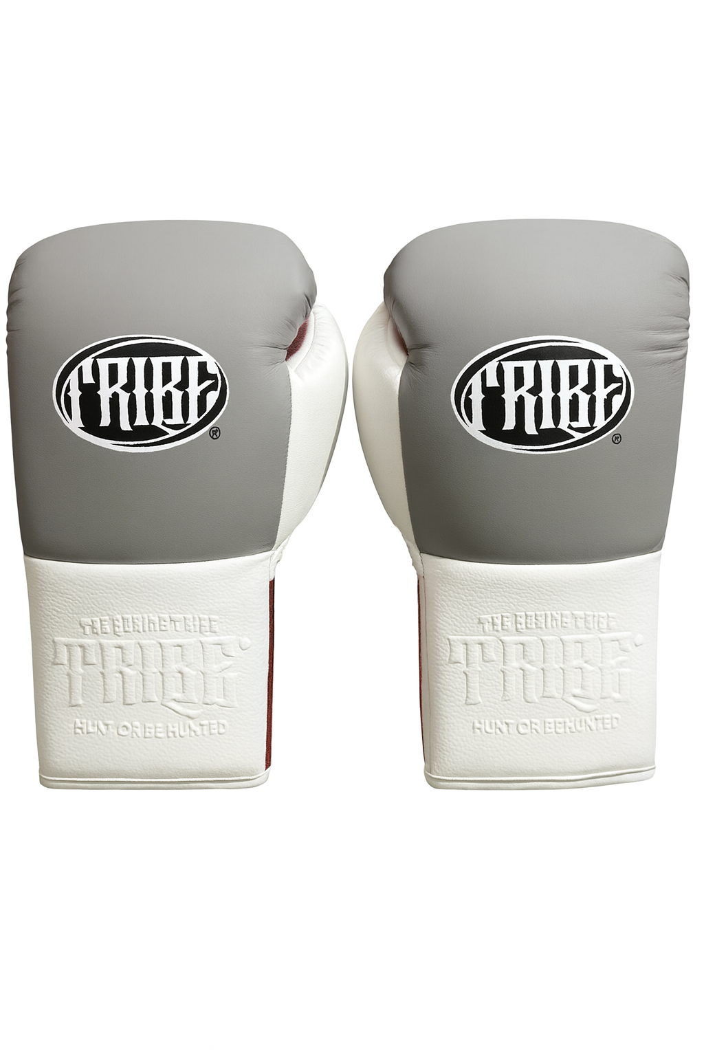 TRAPEX PRO GREY/RED SPARRING GLOVE - THE BOXING TRIBE