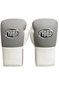 TRAPEX PRO GREY/RED SPARRING GLOVE - THE BOXING TRIBE